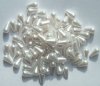 100 10x6mm Acrylic Pearl White Drops